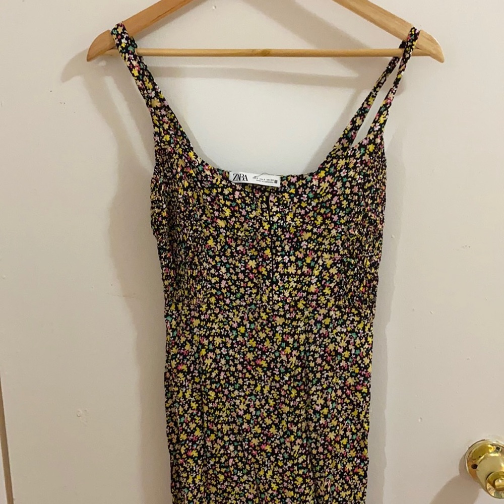 Floral Midi Slit Dress